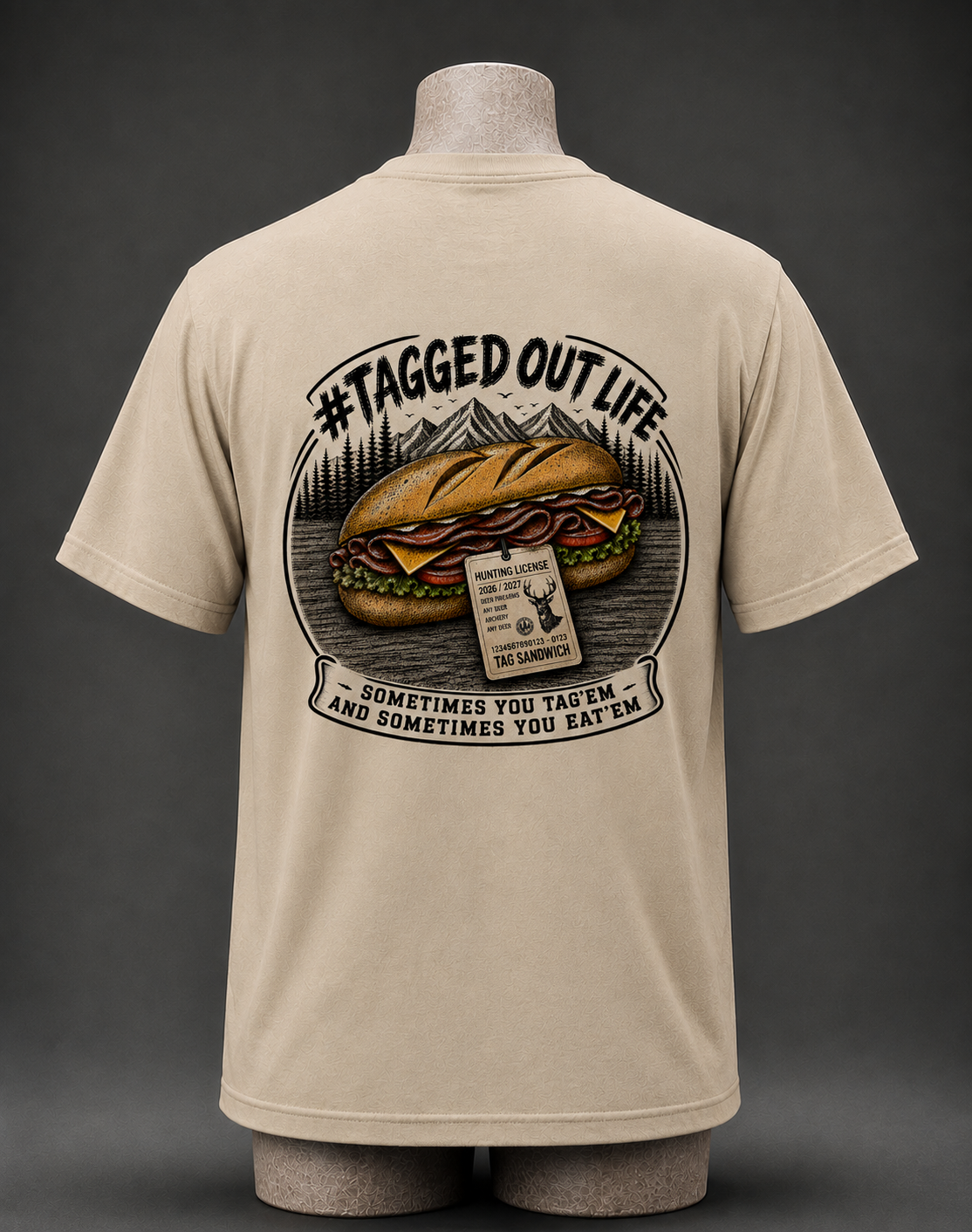 Tag Sandwich | Hunting License 2026 - 2027 | Whitetail Deer