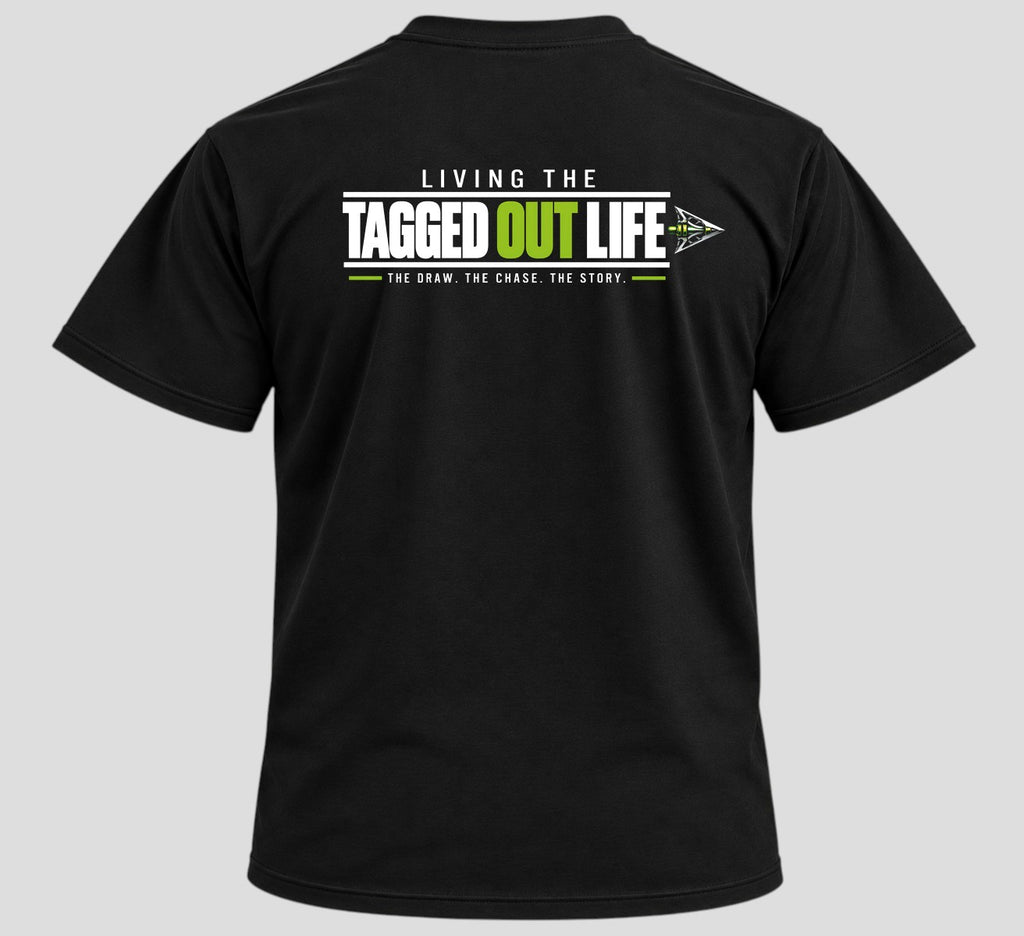 Living the Tagged Out Life | Archery Edition Unisex T-shirt