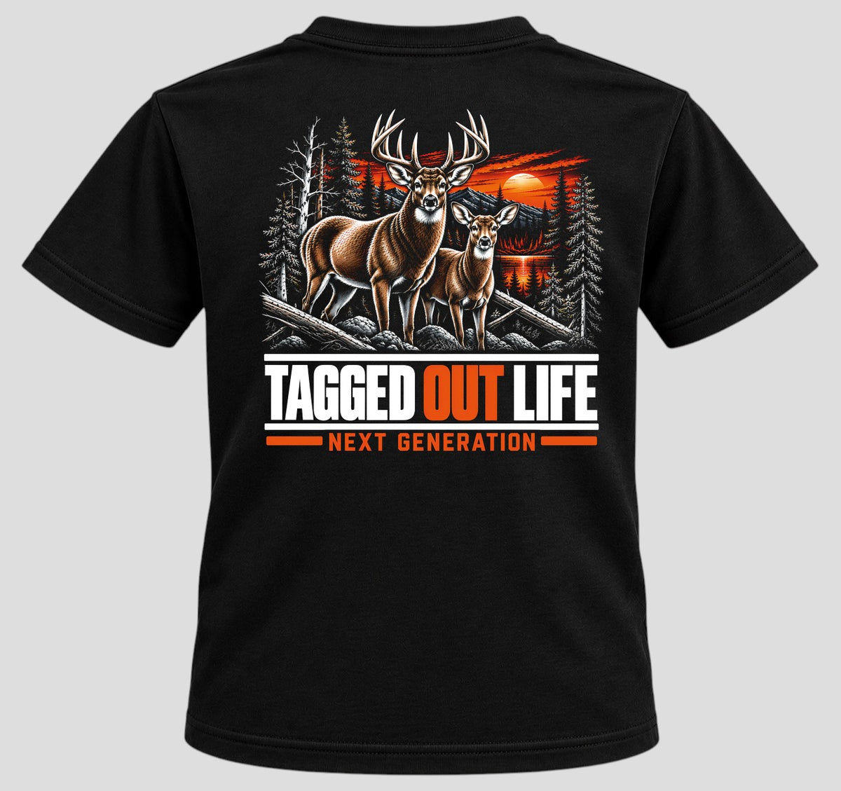 Next Generation Orange Edition | Youth Short-Sleeve Unisex Hunting T-Shirt