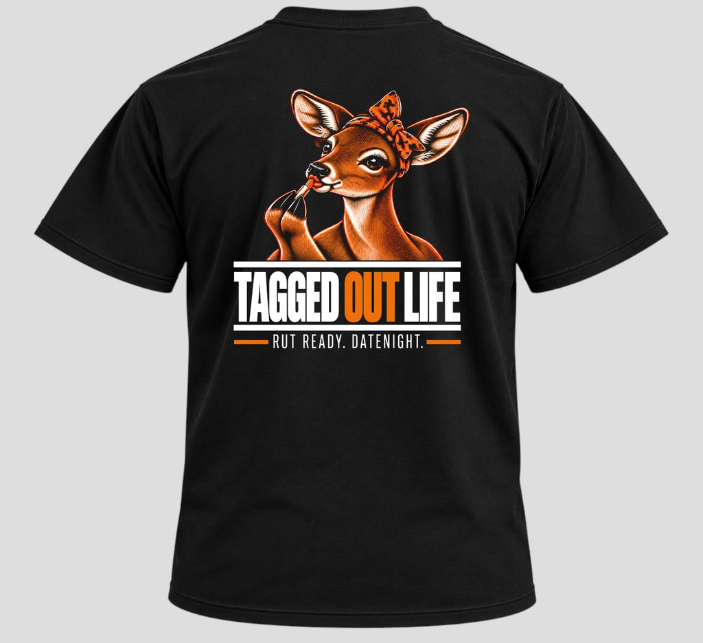 Sassy Doe | Rut Ready. Datenight. Edition | Short-Sleeve Unisex Hunting T-Shirt