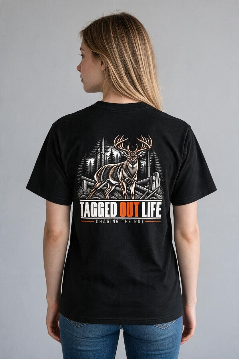 Whitetail Deer | Chasing the Rut Edition | Short-Sleeve Unisex Hunting T-Shirt