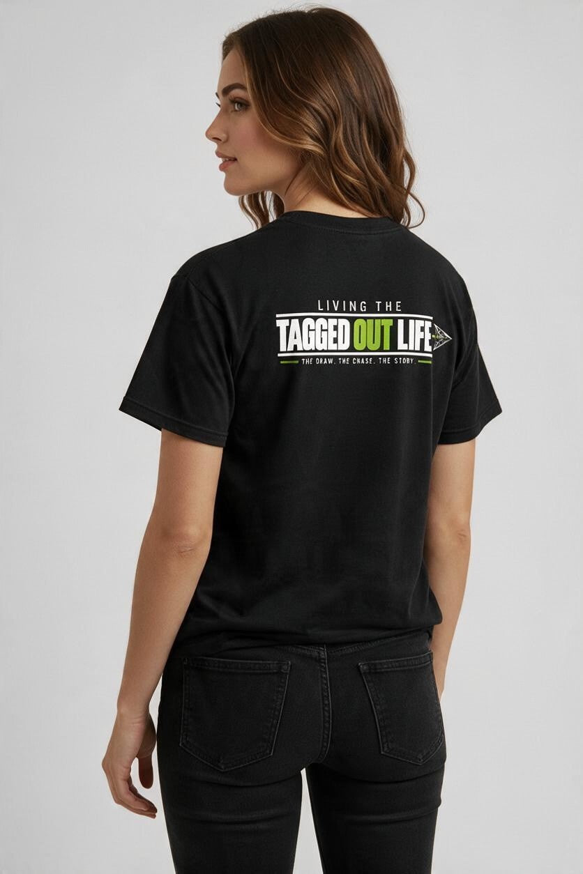 Living the Tagged Out Life | Archery Edition Unisex T-shirt