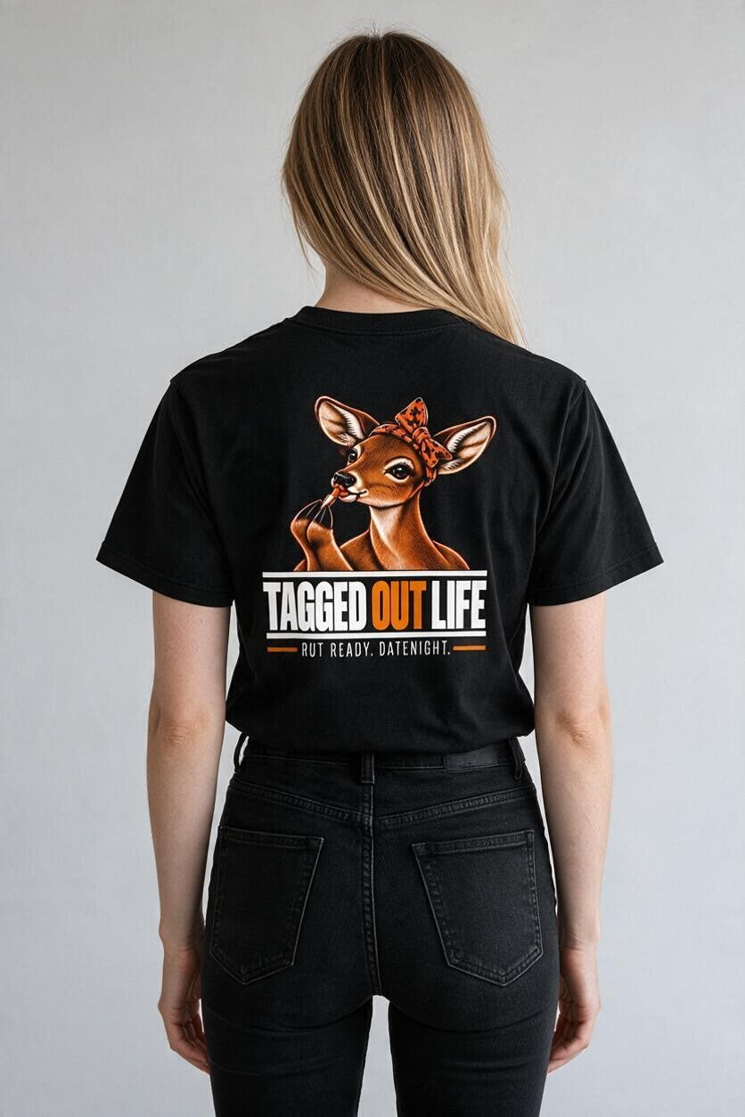Sassy Doe | Rut Ready. Datenight. Edition | Short-Sleeve Unisex Hunting T-Shirt