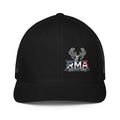 Tagged Out Life black Richardson 112 trucker cap featuring the RMA Outfitters NW Missouri logo with a deer and American flag